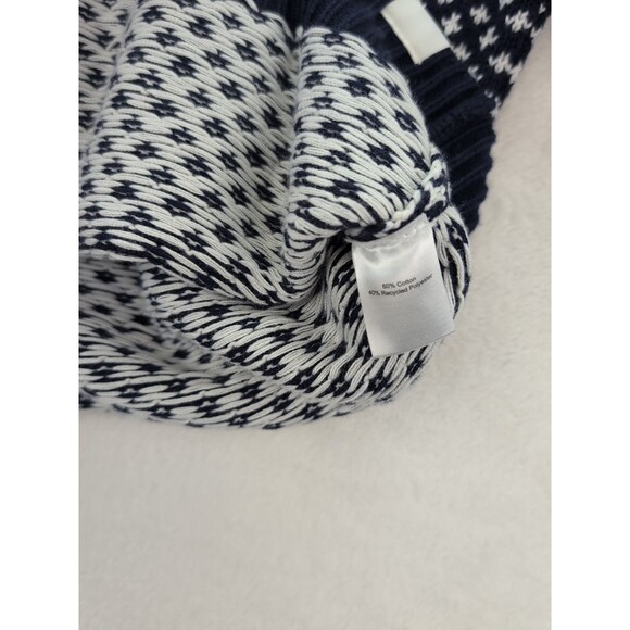 Long Wharf Supply Co Edgartown SeaWell Quarter Zip Navy Blue Sweater NWT Small - Picture 12 of 15